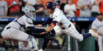Los Yankees rieron al final; vencen 5-4 a Los Astros de Houston