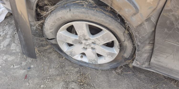 Siete heridos al volcar camioneta en carretera Victoria-Tampico