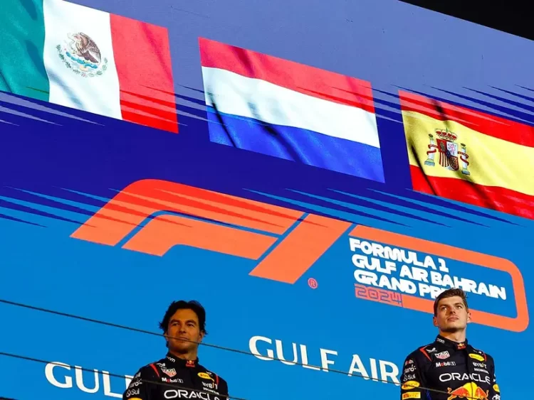 Checo Pérez es segundo en Bahréin; Red Bull hace el 1-2