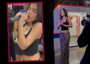 ¡Hasta con bailarines en el vagón! Kenia Os se sube a cantar en el Metro de Monterrey