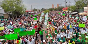 Responde población de Reynosa a convocatoria de Geño y Maki