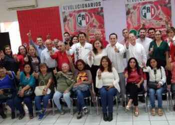 Priistas de Tamaulipas celebran el 95 aniversario de su partido