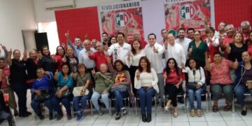 Priistas de Tamaulipas celebran el 95 aniversario de su partido