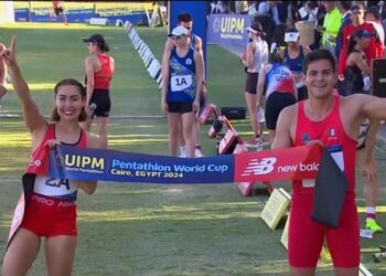 Dupla mexicana se corona en la primera Copa del Mundo de Pentatlón Moderno 2024 en Egipto