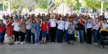 Arturo Núñez Ruiz pide el voto para senador a la gente de Padilla y Güémez