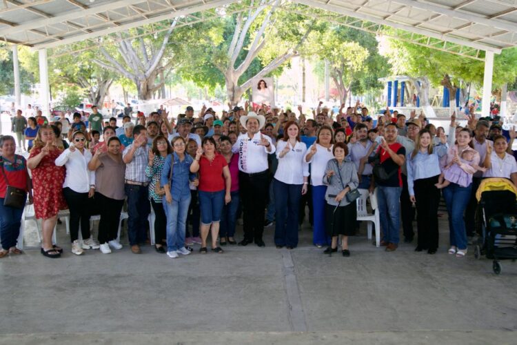 Arturo Núñez Ruiz pide el voto para senador a la gente de Padilla y Güémez