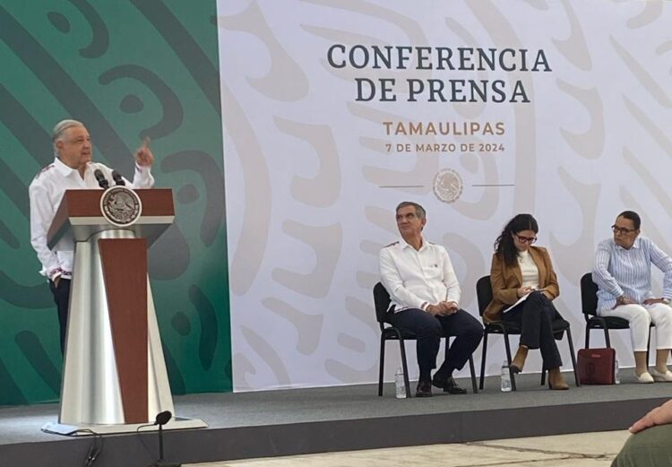 Reitera presidente AMLO respaldo al gobernador de Tamaulipas Américo Villarreal