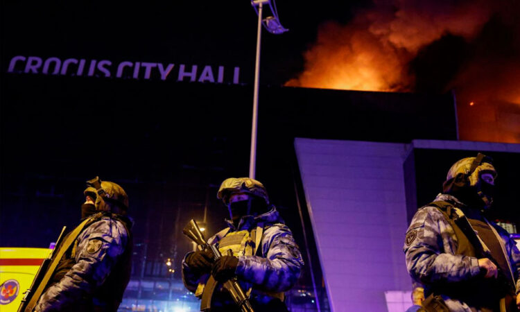 Implicados en atentado en las afueras de Moscú intentaron huir hacia Ucrania