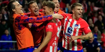 Atlético de Madrid vence al Betis 2-1 y se mantiene firme en la pelea por los primeros lugares