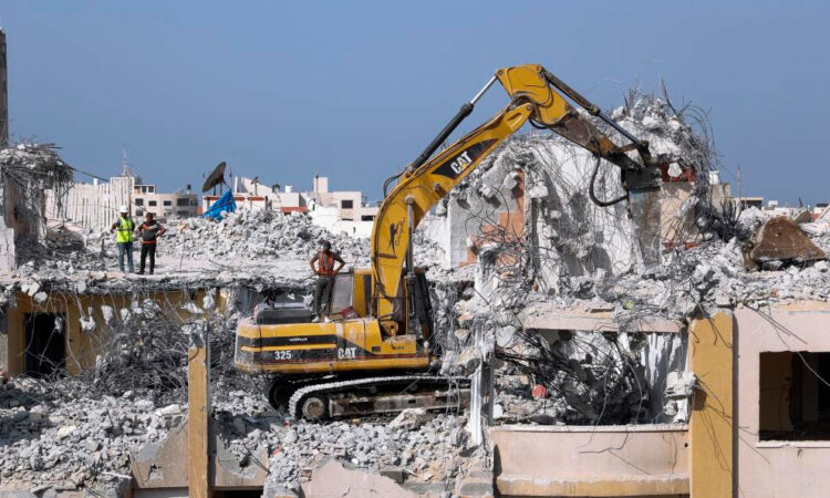 Devastación en Gaza: 23 millones de toneladas de escombros tras bombardeos