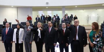 Toman protesta cinco nuevos diputados en el Congreso de Tamaulipas