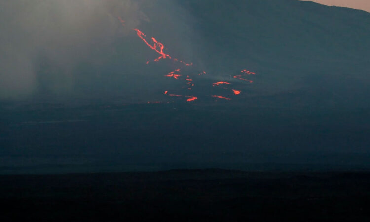 Galápagos: Erupción del volcán La Cumbre alcanza 8 kilómetros de flujo de lava