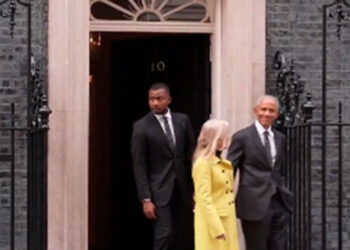 Barack Obama realiza visita sorpresa a Rishi Sunak en Downing Street