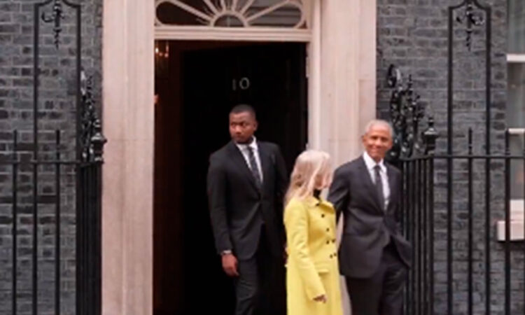 Barack Obama realiza visita sorpresa a Rishi Sunak en Downing Street