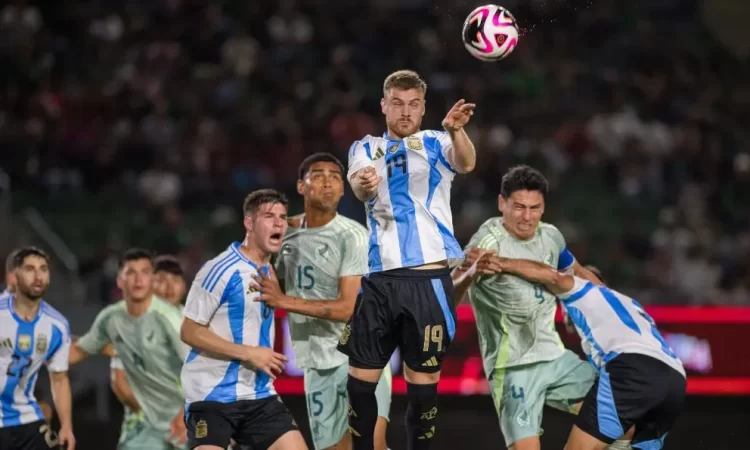 México Sub 23 cae ante Argentina en un emocionante choque amistoso