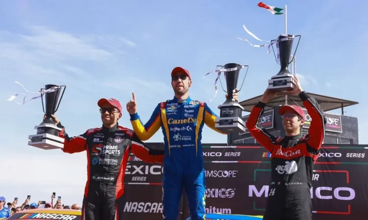 Rubén García Jr. arranca la temporada de NASCAR México con una victoria