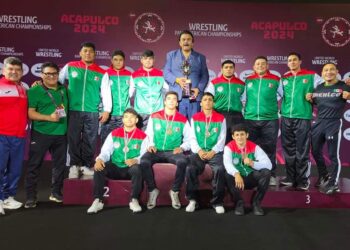 Presidente de FEMELA destaca el éxito de las competencias de lucha en Acapulco y resalta el papel de CONADE