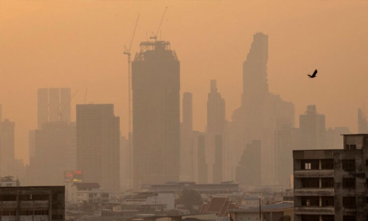 La contaminación del aire se convierte en una crisis de salud pública en Tailandia