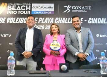Presentación del Challenge Guadalajara del Tour Mundial de Voleibol de Playa 2024