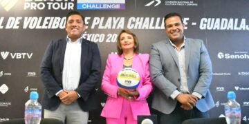 Presentación del Challenge Guadalajara del Tour Mundial de Voleibol de Playa 2024