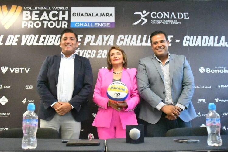 Presentación del Challenge Guadalajara del Tour Mundial de Voleibol de Playa 2024