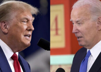 Trump provoca controversia al compartir video de Biden atado en una camioneta