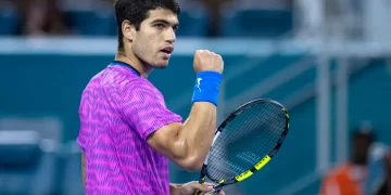 Carlos Alcaraz avanza a cuartos de final del Miami Open con una victoria contundente sobre Musseti