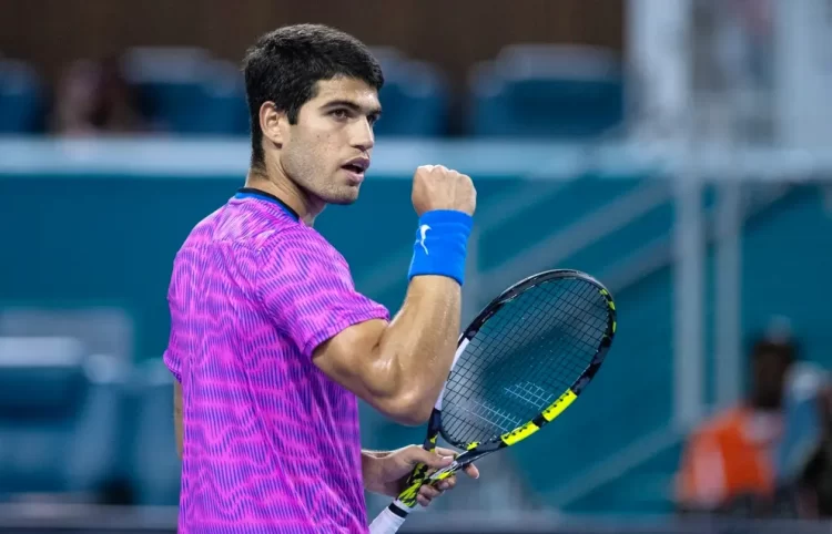 Carlos Alcaraz avanza a cuartos de final del Miami Open con una victoria contundente sobre Musseti
