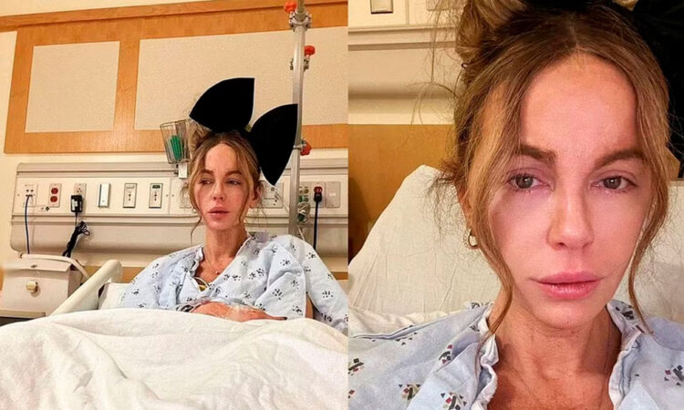 Kate Beckinsale genera preocupación al publicar imágenes desde el hospital