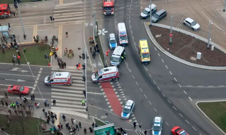 17 heridos tras atropello masivo en Szczecin, Polonia