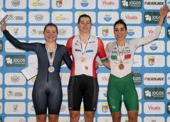 El equipo mexicano de ciclismo logra tres medallas en el Trofeo Internacional de Pista Artur Lopes
