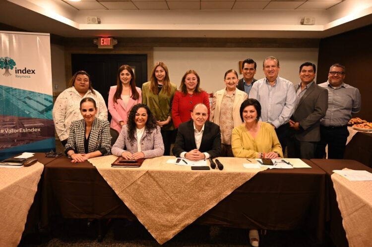 Trabajaremos de la mano con Index Reynosa para generar prosperidad: Olga Sosa