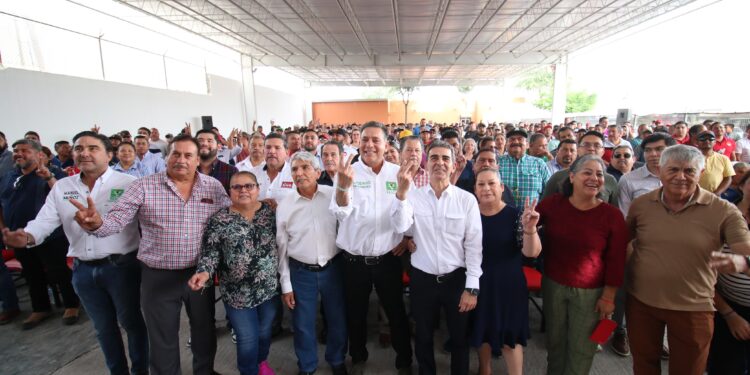 Por mejores salarios y prestaciones, la clase trabajadora va con Geño Hernández para senador