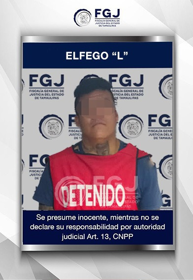 Dictan sentencia de 50 años a Elfego “L” homicida de Reynosa