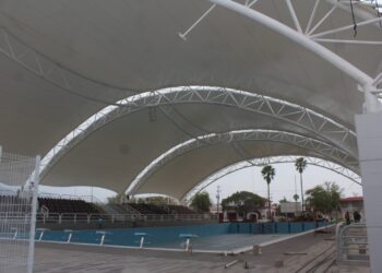 Avanza remodelación de alberca en  Unidad Deportiva de Cd. Victoria