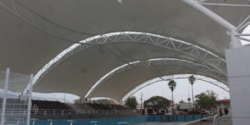 Avanza remodelación de alberca en  Unidad Deportiva de Cd. Victoria