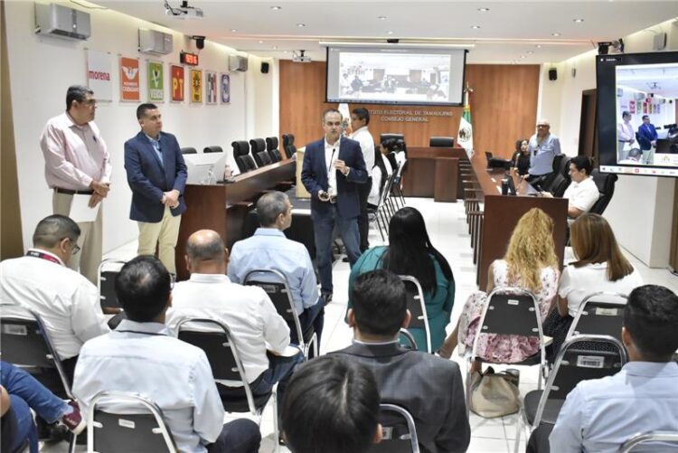 Realiza IETAM prueba del Programa de Resultados Electorales Preliminares PREP 2024