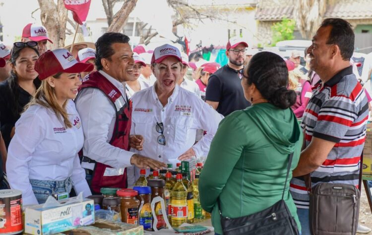 Recorre Lalo Gattás tianguis “La Libertad” y colonias en busca del voto ciudadano