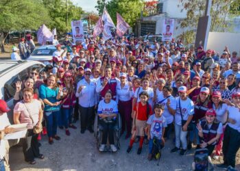 Crece ola guinda en Victoria y fortalece a Lalo Gattás