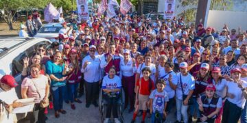 Crece ola guinda en Victoria y fortalece a Lalo Gattás