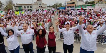 Plantea Sheinbaum proyectos para desarrollo del sur de Tamaulipas en gira por Altamira