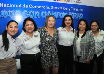 Presenta Mónica Villarreal propuesta de gobierno ante CANACO-Tampico