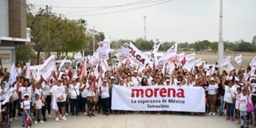 Pide Olga Sosa voto para llegar al Senado en el municipio de González