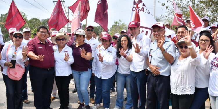 En Aldama el pueblo respalda a Olga Sosa