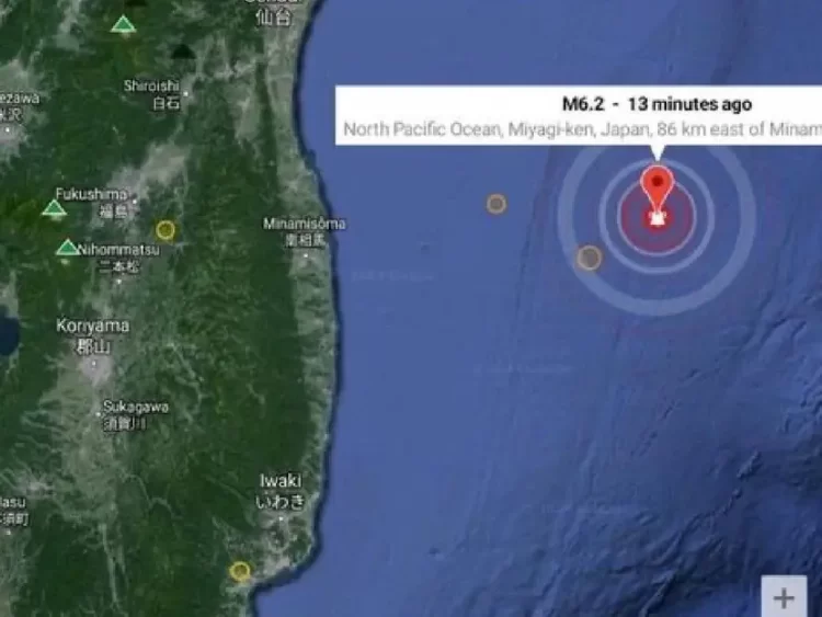 Terremoto de magnitud 6.0 sacude el noreste de Japón