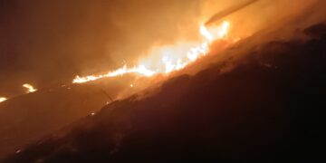 Se registra incendio en el relleno sanitario de Cd. Victoria