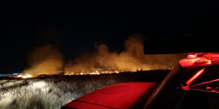 Se registra incendio en el relleno sanitario de Cd. Victoria