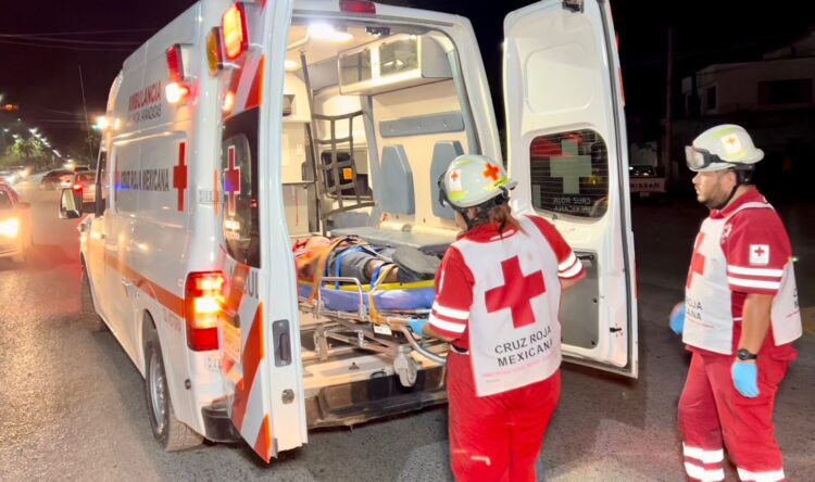 Motociclista herido al intentar hace acrobacias en Calzada Tamatán