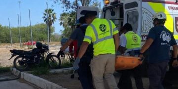 Rescata Protección Civil a empleado que cayó en planta de rebombeo de COMAPA