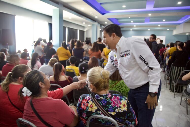 Recibe Arturo Núñez respaldo de familias en Río Bravo y Reynosa